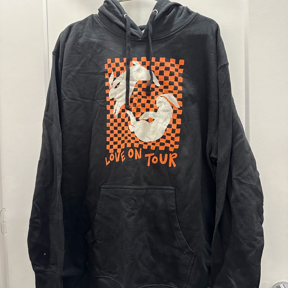 NEW Harry Styles Love On Tour 2021 Checkered Bunny Hoodie